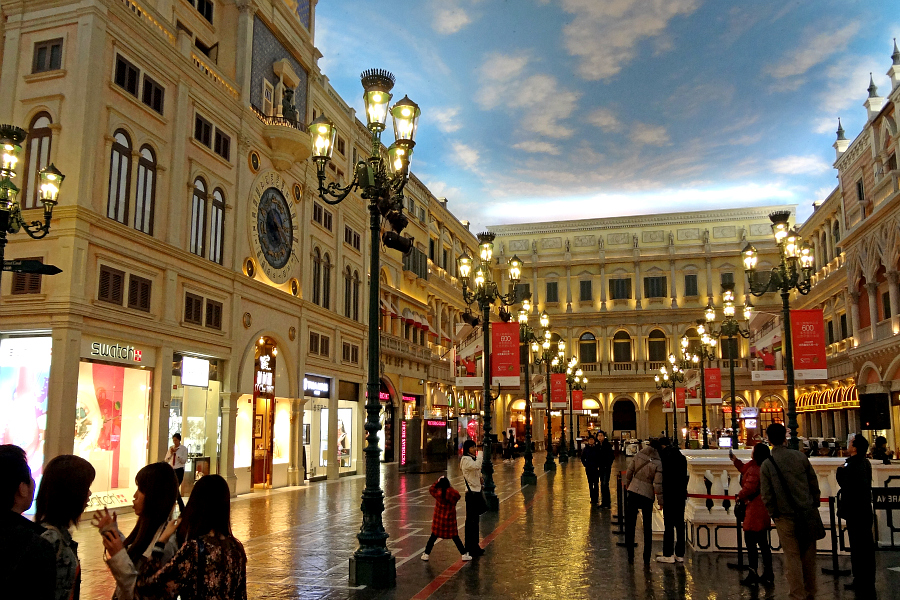 Chine: VIDEO Macao / Casino Venetian