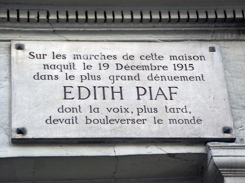 Le Paris d’Edith Piaf