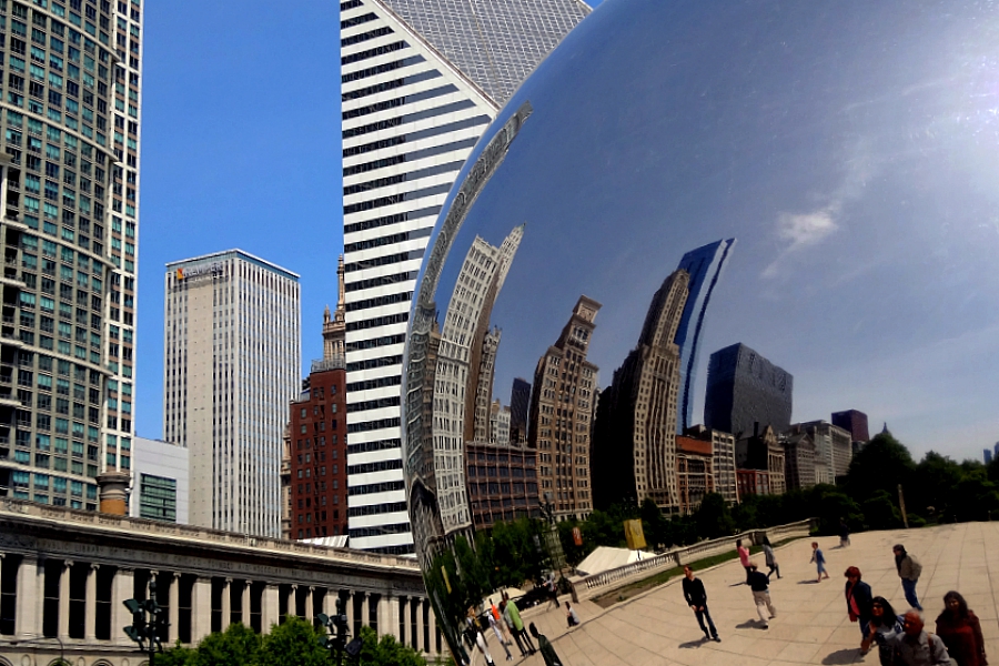 USA : VIDEO Chicago (Cloud Gate)