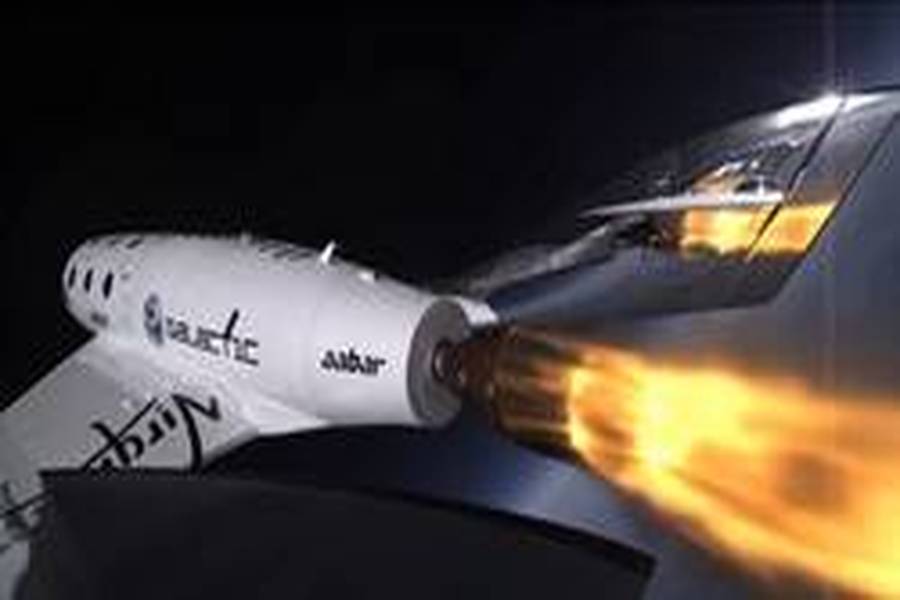 Vol suborbital avec Space ShipTwo de Virgin Galactic