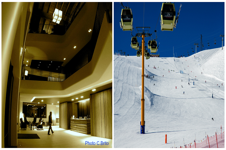 Nouveau à Courmayeur: Grand Hôtel et téléphérique