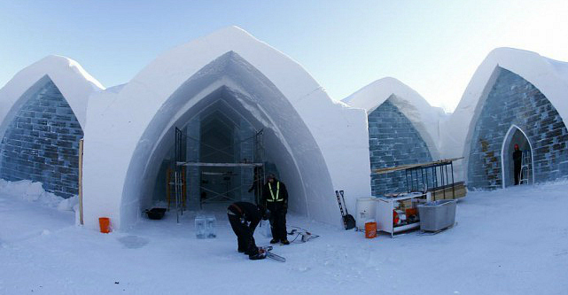 Canada : réouverture de l’Hôtel de glace à Québec