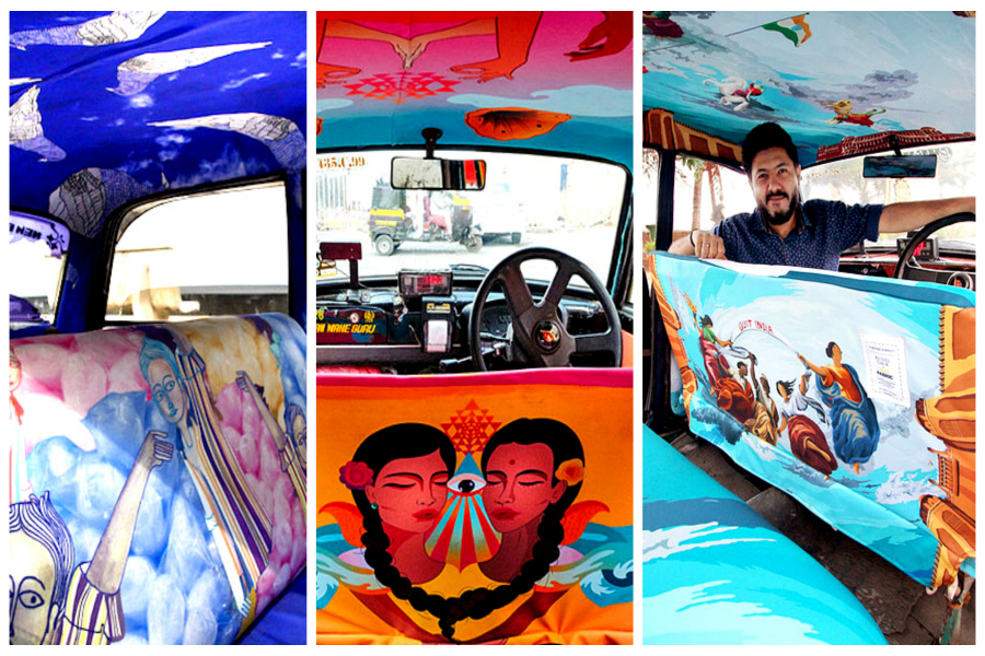 A Bombay, l’art prend le taxi
