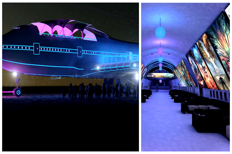 Le Jumbo jet devenu night-club