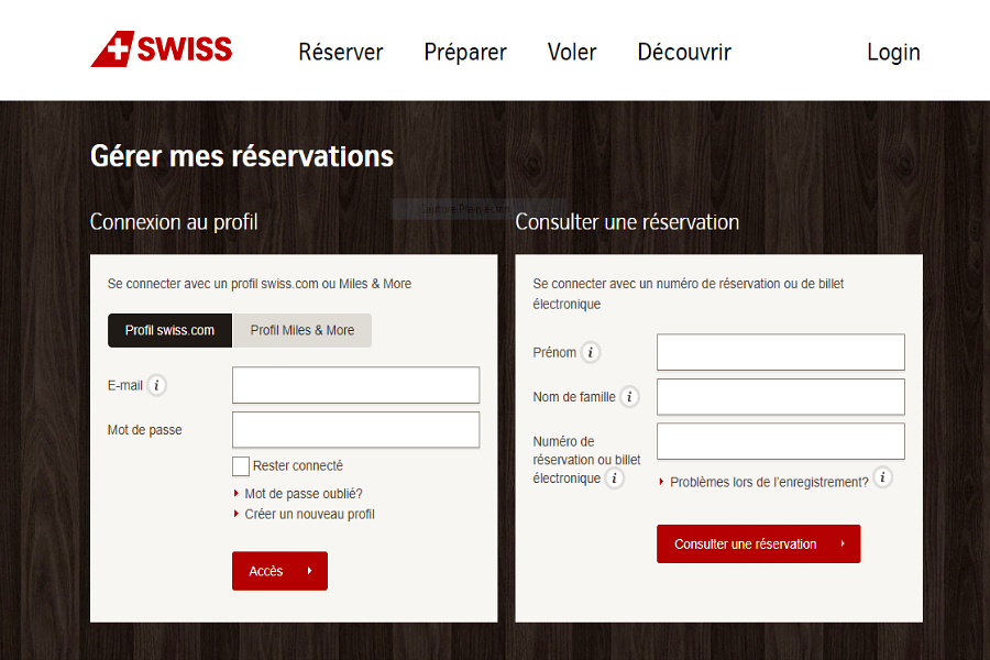 SWISS : un check-in 5 étoiles