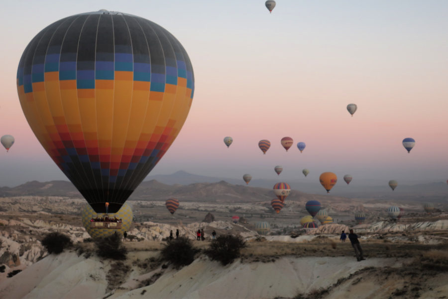 Turquie : VIDEO Cappadoce (ballons)
