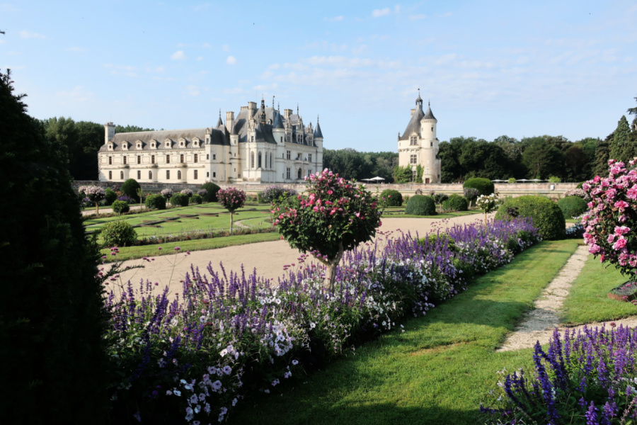 France : châteaux de la Loire (jardins)