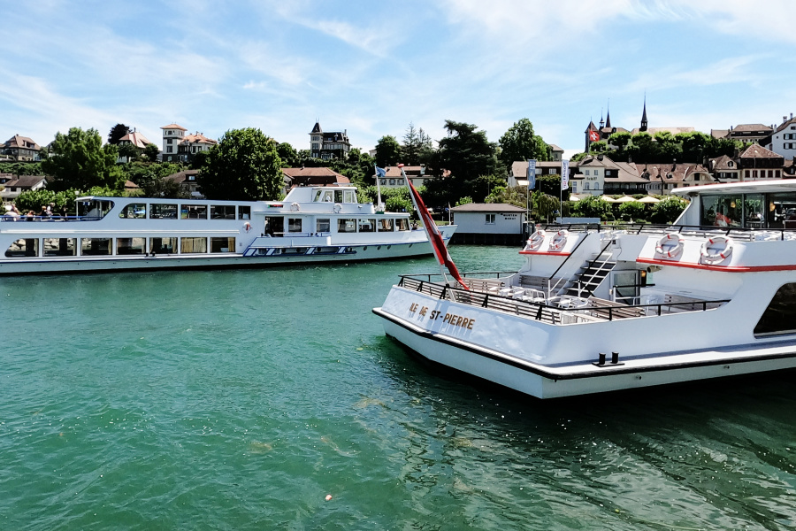Suisse: VIDEO croisière des Trois-Lacs