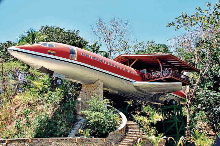 Dormir dans un hôtel-avion