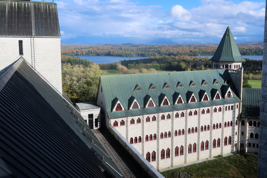 Canada : Abbaye de St-Benoît-du-Lac (Québec)