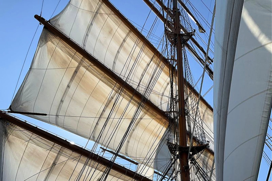 Croisière : VIDEO  Sea Cloud Spirit (voilure)